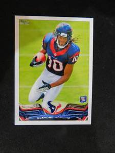 lot 221 image: 2013 Topps DeAndre Hopkins Rookie Card #155 LK