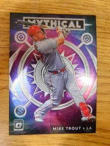 lot 226 image: 2020 Donruss Optic Mythical Mike Trout #M-4 LK