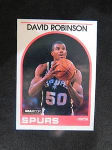 lot 234 image: 1989-90 Hoops David Robinson Rookie Card #310 LK