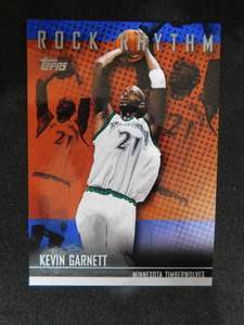 lot 236 image: 2004-05 Topps Rock Rhythm Kevin Garnett LK