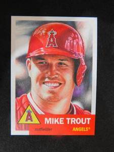 lot 242 image: 2018 Topps Living Legend Mike Trout #200 LK