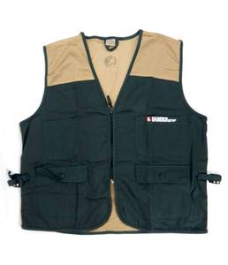 Case of 60 Gander Mountain Adult Medium Green and Gold Fishing Hunting Vests