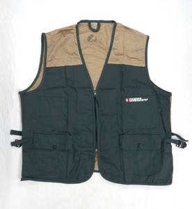 Case of 60 Gander Mountain Adult Large Green and Gold Fishing Hunting Vests