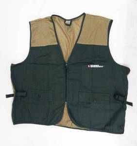 Case of 42 Gander Mountain Adult XXXL 3XL Green and Gold Fishing Hunting Vests