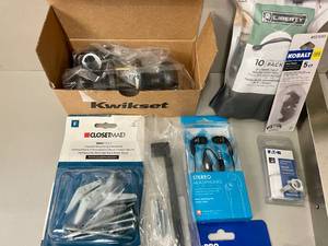 lot 23 image: Lot of Various Hardware Items and Hand Tools