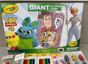 lot 107 image: Large Lot of Coloring Drawing Supplies