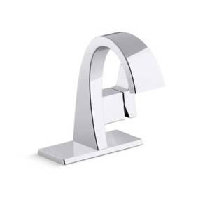 lot 8 image: KOHLER Katun Single Hole Single-Handle Bathroom Faucet in Polished Chrome