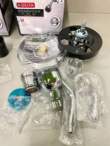 lot 13 image: Delta Foundations Tub Trim Faucet Shower Sets