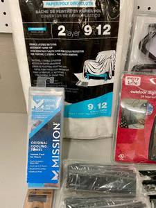 lot 37 image: Lot of Various Home Improvement Supplies and Sockets