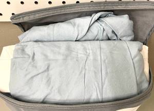 lot 51 image: Sleep Number Brand Light Blue 100% Cotton Queen Size Sheets