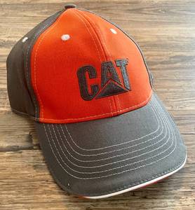 lot 116 image: Caterpillar CAT Equipment Gray Orange Hat