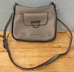lot 114 image: Dana Buchman Etta Gray Crossbody Bag Purse Shoulder-Lightly Used
