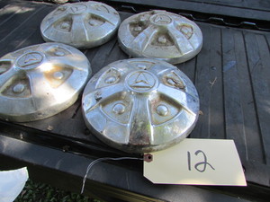 lot 12 image: Vintage Hub Caps