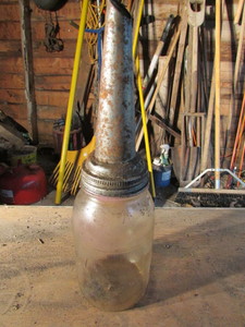 lot 39 image: Vintage Motor Oil Bottle