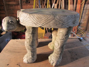 lot 40 image: Outdoor Turtle ChairGarden Bench