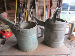 lot 45 image: Vintage Watering Cans