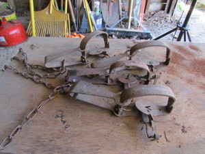 lot 61 image: Vintage Traps