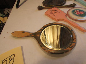 lot 158 image: Vintage Hand Mirrors
