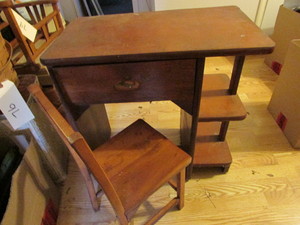lot 217 image: Desk and Chair