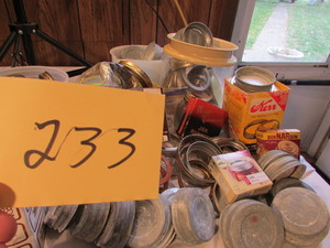 lot 233 image: Canning Lids and Bands