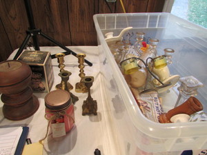 lot 249 image: Candles With Holders