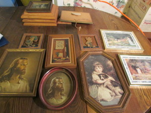 lot 308 image: Wall Art with Frames