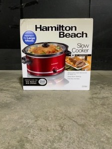 Hamilton Beach 8 Qt. Red Slow Cooker. See Pictures