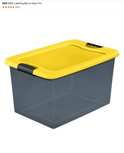 Various Sizes & Kinds of IRIS & HDX Storage Bins. See Pictures