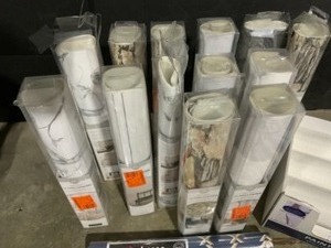 Assorted NuWallpaper, RoomMates & Paintable Solutions Wall Decor Various Designs. See Pictures