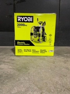 RYOBI 2000 PSI 1.2 GPM Cold Water Electric Pressure Washer. See Pictures