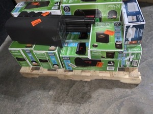 Pallet of Different Kinds & Sizes of Mailboxes & Mailbox Accessories. See Pictures