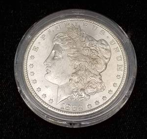 1882-CC CARSON CITY MORGAN SILVER DOLLAR BU IN AIRTITE