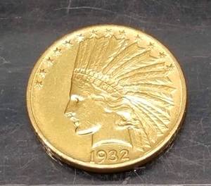 1932 US $10 GOLD INDIAN UNC