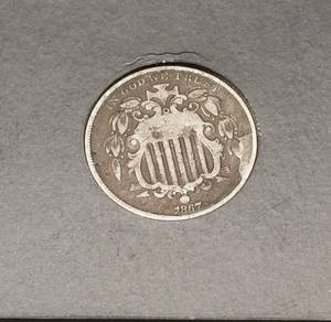 1867 US SHIELD NICKEL