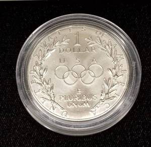 1988-D US SILVER DOLLAR OLYMPIC COMMEMORATIVE IN AIRTITE
