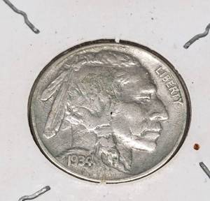 1934 BUFFALO NICKEL