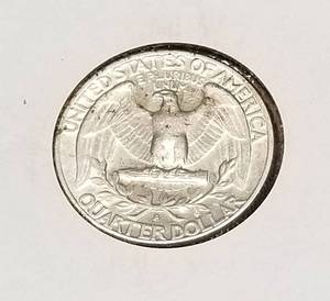 1964-D WASHINGTON QUARTER BU-UNC