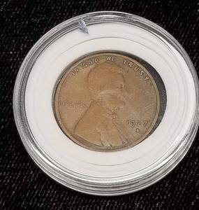 2 WHEAT CENTS IN AIRTITES 1924-S 1927-D