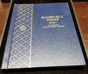 COMPLETE SET OF SILVER ROOSEVELT DIMES 1946-1964-D 48 COINS