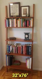 lot 61 image: Pisa Solid Cherry Ladder Shelf by Room & Board