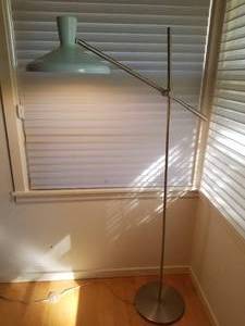 lot 69 image: Stylish Adjustable Metal Floor Lamp
