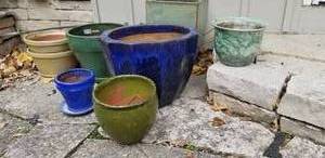 lot 27 image: Beautiful Ceramic Planters