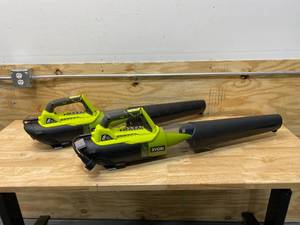 RYOBI Lot of 2-  135 MPH 440 CFM 8 Amp Corded Electric Jet Fan Blowers