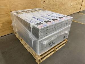EVERLAST VINYL- Lot of 50 Boxes of-  Rigid Core Waterproof Stone Composite Flooring (FC29123-1) Made in the USA