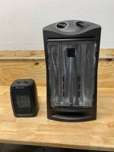 COMFORT ZONE Lot of 2 Electric Space Heaters