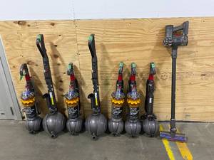 DYSON Lot of 8- Vacuum Cleaners (for parts)