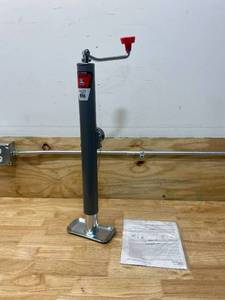 BULL DOG JACK Trailer Jack Tubular Swivel, 5,000 lb Load Capacity, 10 in Lift Range, Topwind