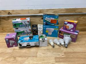 Lot of Various Light Bulbs