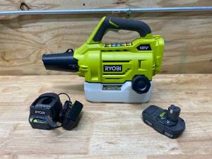 RYOBI ONE 18V Cordless Battery FoggerMister with 2.0 Ah Battery and Charger
