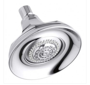 KOHLER Lot of 2- K-444-CP Memoirs (R) multifunction shower heads with Classic design in Polished Chrome